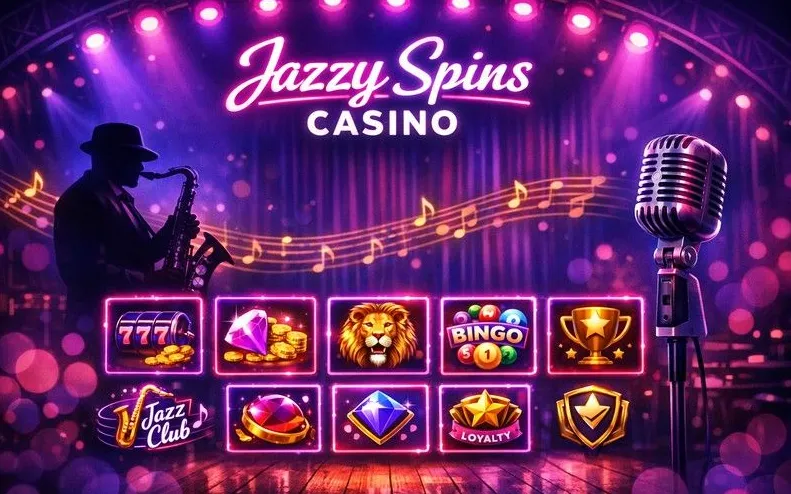 Jazzy Spins Casino home hero banner